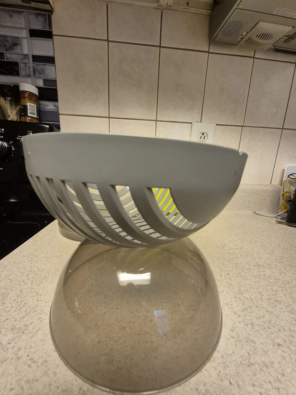 Pampered Chef 4 Piece Salad Cutting Bowl 100086 Prep Serve Lunch Bowl